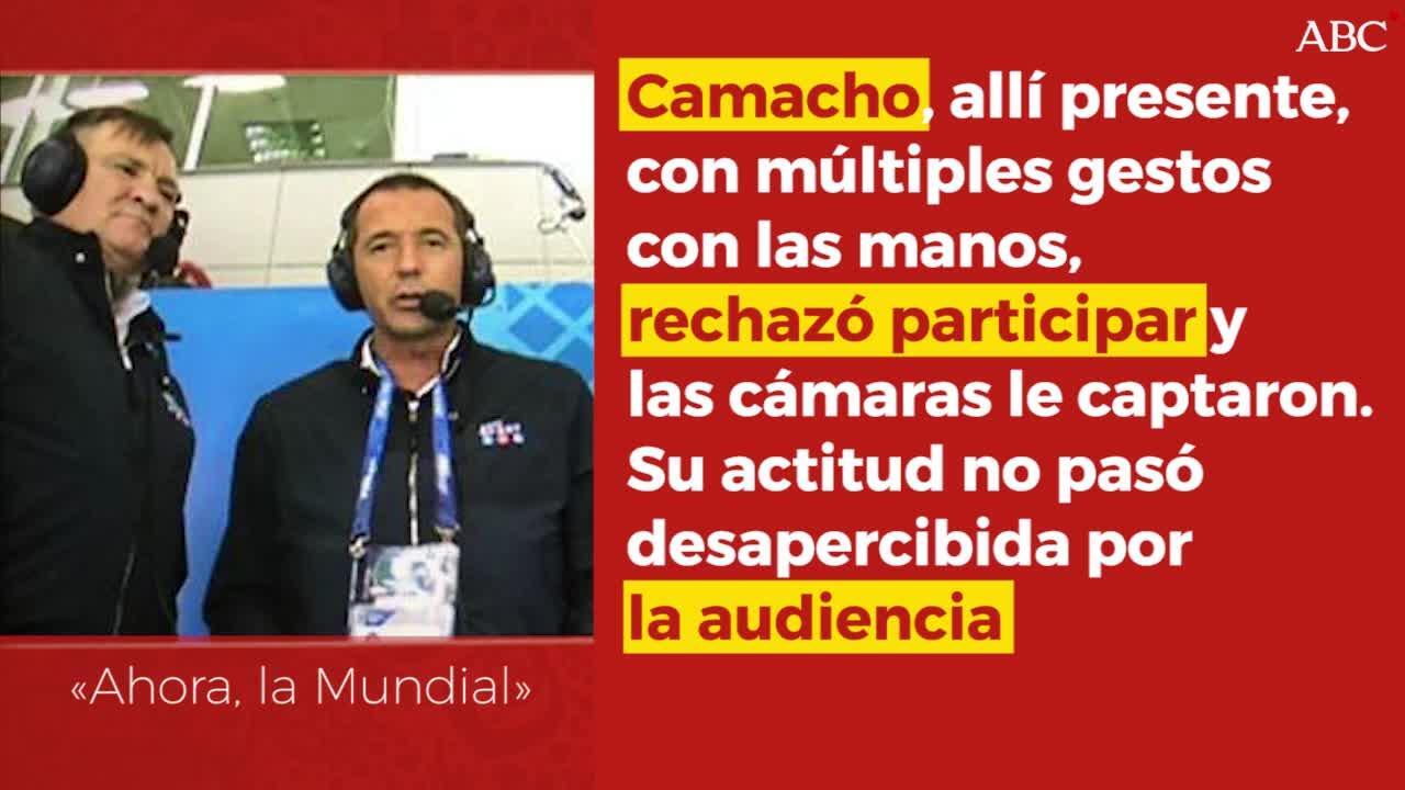 Camacho se niega a participar en el «chiringuito» de Joaquín Prat