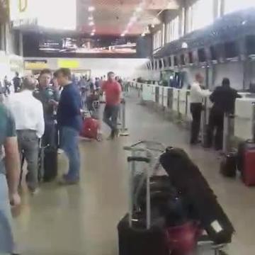 VÍDEO: La última imagen del equipo del Chapecoense, en la terminal esperando el vuelo
