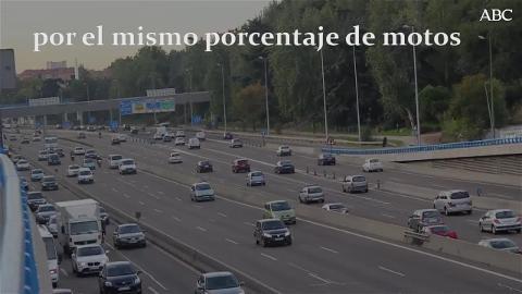 Atasco de trafico en la carretera de Barcelona A-2