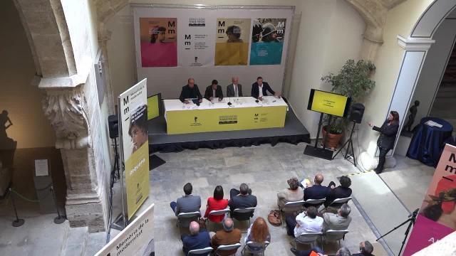Imatge de la presentaciò de l'exposició «Memòria de la modernitat»