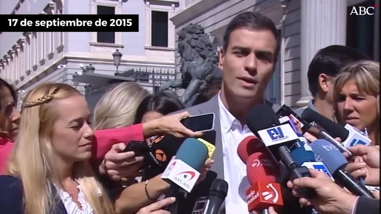 Cuando Sánchez decía que la democracia estaba «secuestrada» por el régimen de Maduro