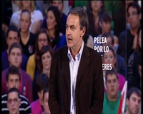 Zapatero se despide en León «con la cabeza alta»
