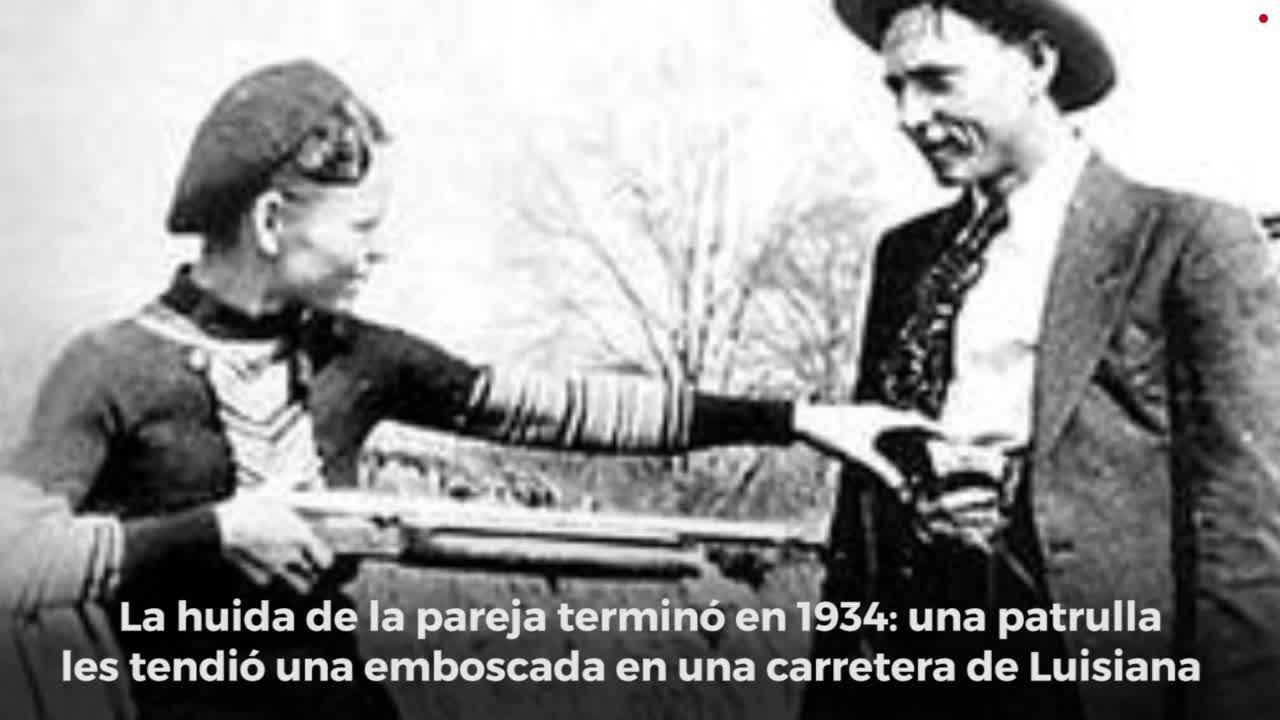 Los cadáveres de Bonnie y Clyde, tras el tiroteo que acabó con su muerte