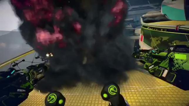 Detalle del dispositivo de realidad virutal Sony PlayStation VR