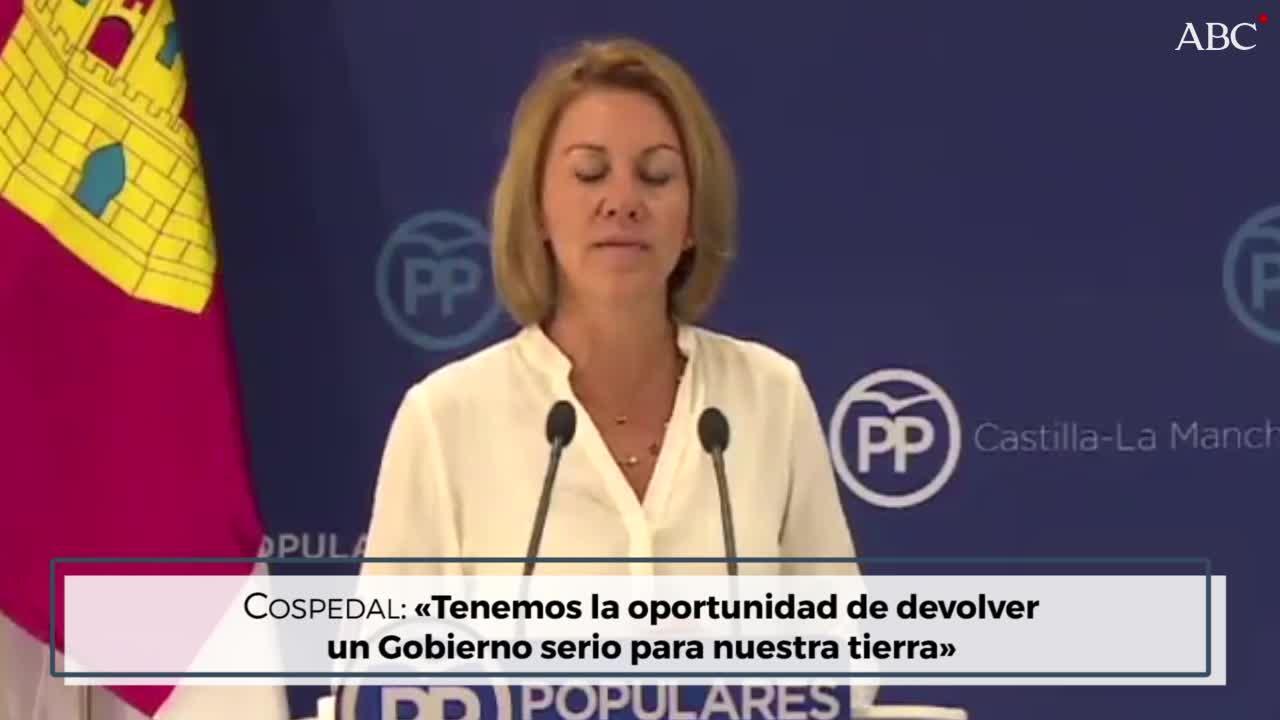 Cospedal: «Ha llegado el momento de ceder el testigo»