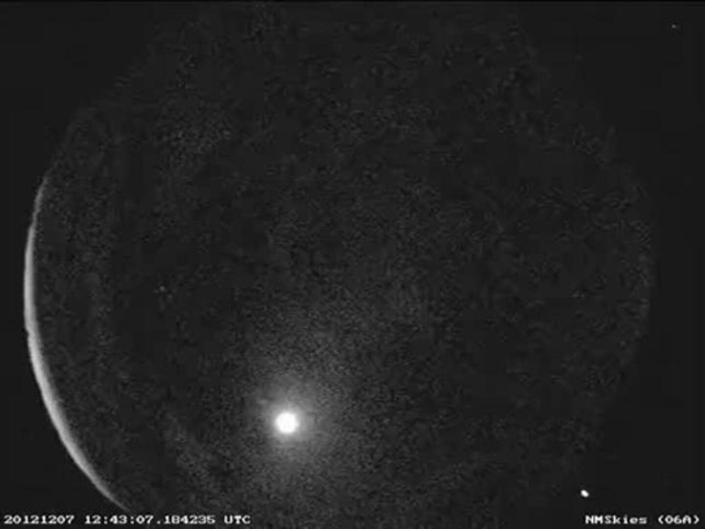 Una impresionante bola de fuego cruza el cielo de Texas