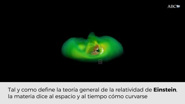 Simulación de las ondas gravitacionales generadas en las cercanías de dos agujeros negros próximos