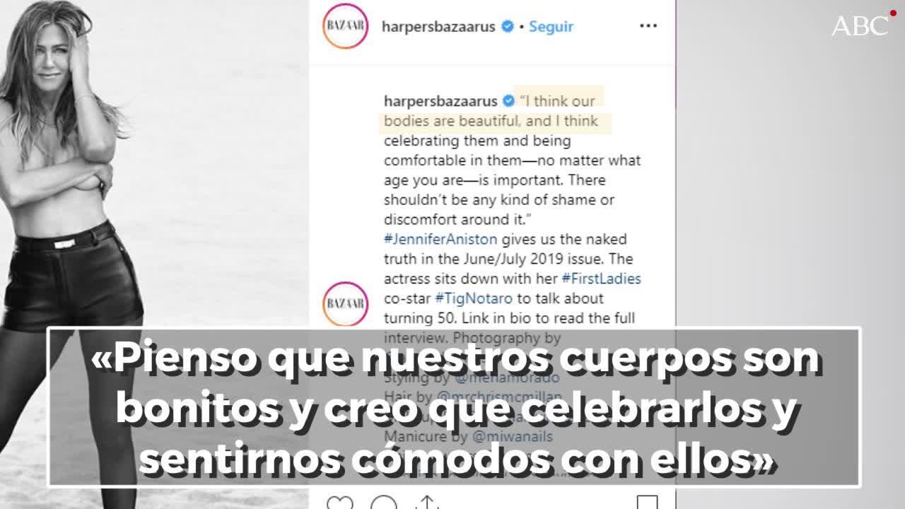 El «topless» con el que Jennifer Aniston presume cuerpo a los 50