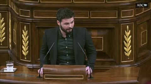 Rufián: «Creer que Albert Rivera es Winston Churchill y no Donald Trump, se cura en Cataluña»