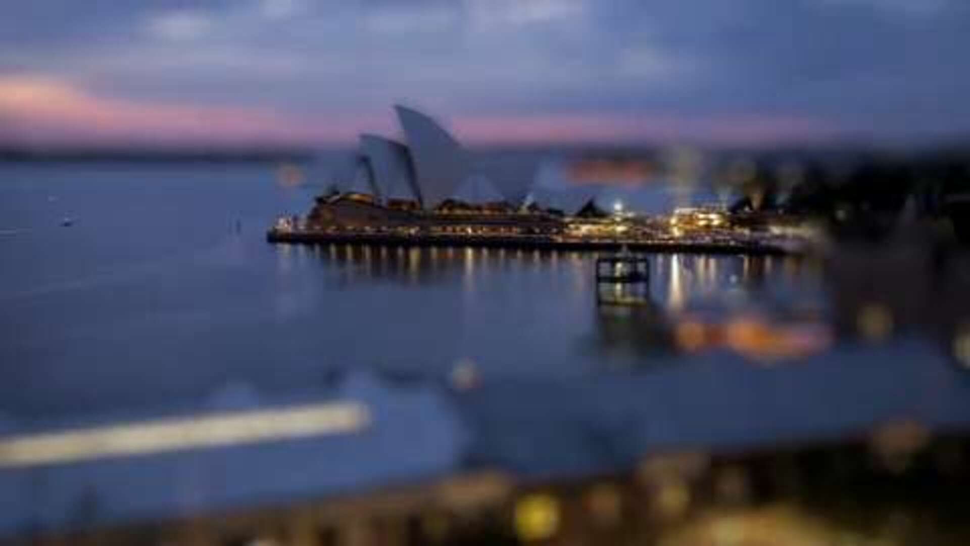 Una bellísima técnica fotográfica convierte Sidney en un juguete