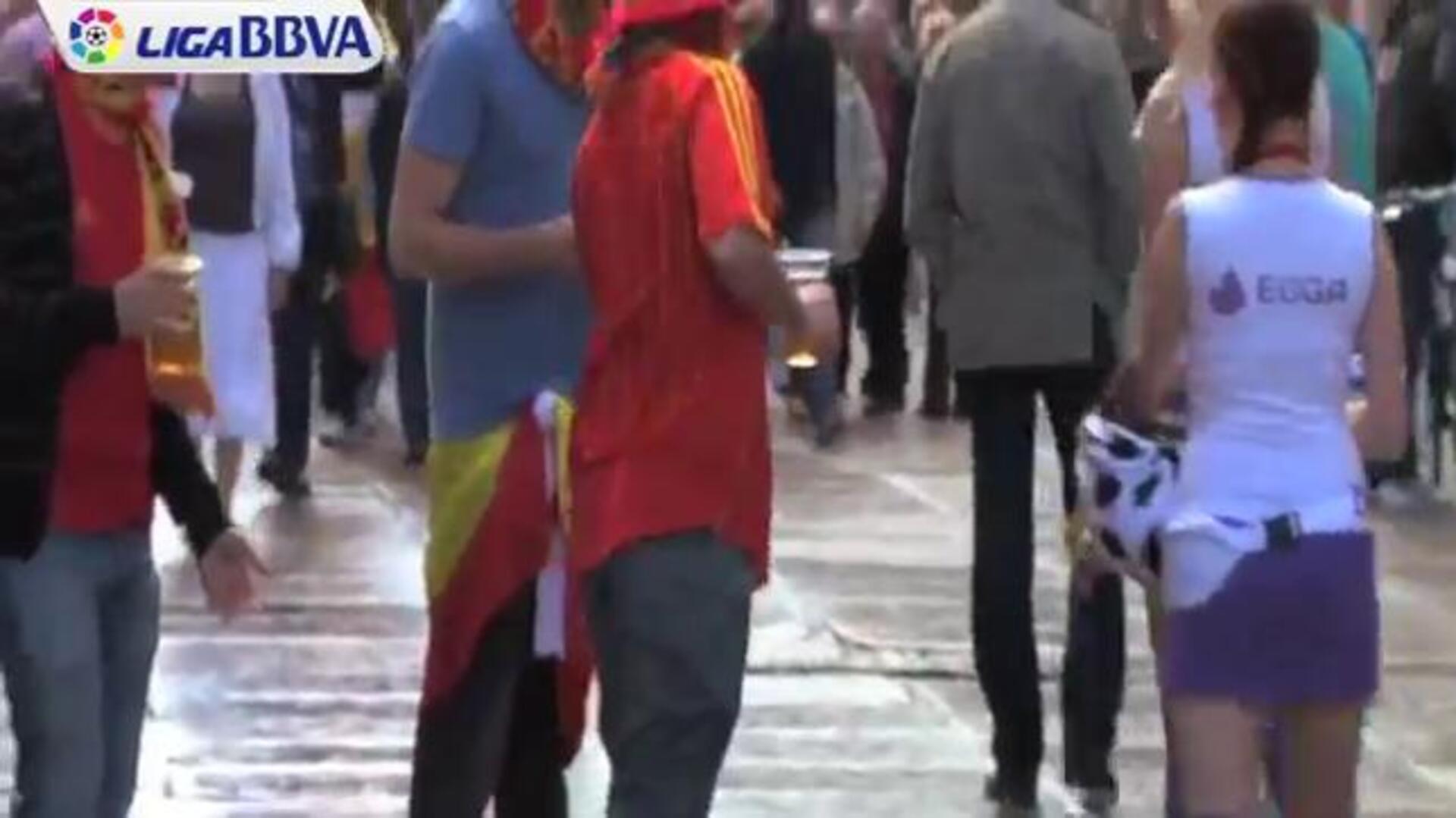 Eurocopa: Gdansk tiene color español