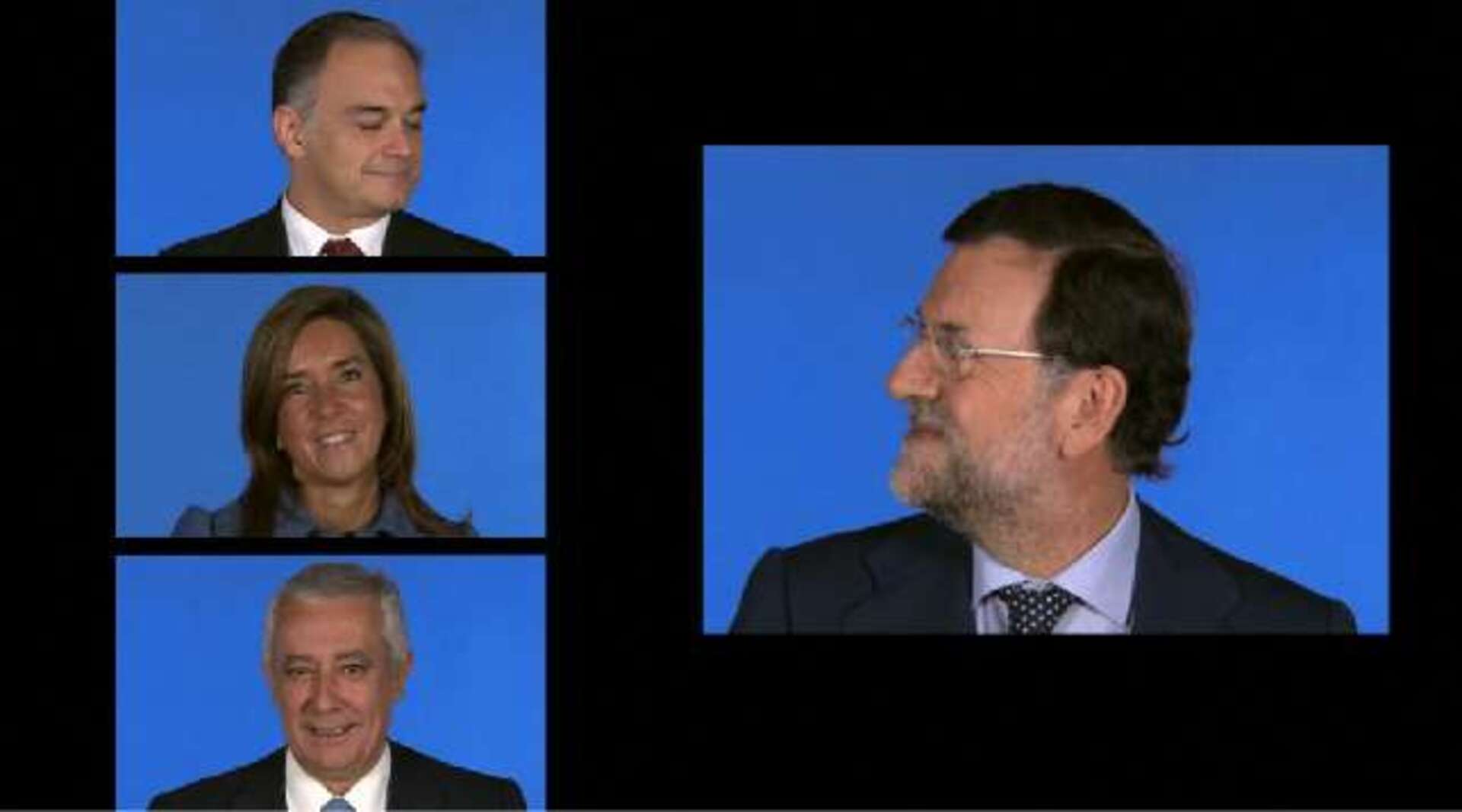 «Papá Rajoy» y «mamá Cospedal» felicitan las navidades