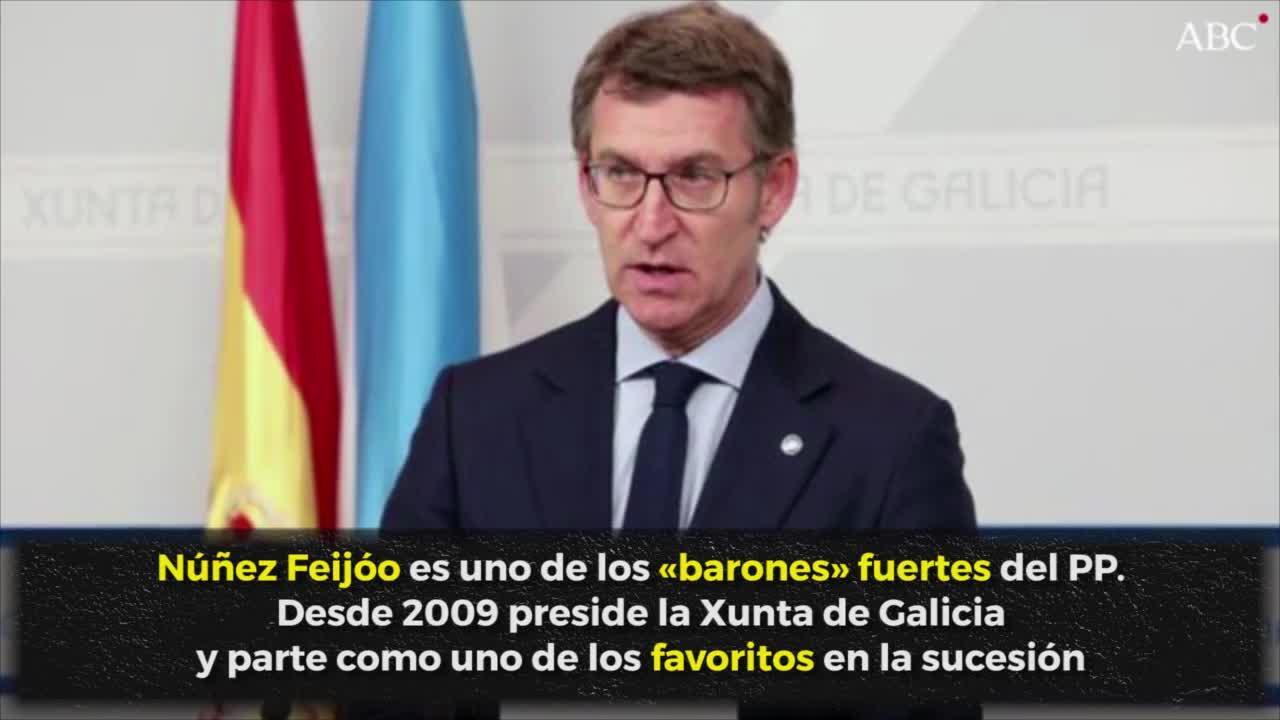 De izquierda a derecha: Soraya Sáenz de Santamaría, Alberto Núñez Feijóo y María Dolores de Cospedal