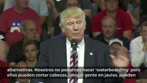Vea las polémicas declaraciones de Donald Trump sobre cómo hay que combatir el terrorismo.