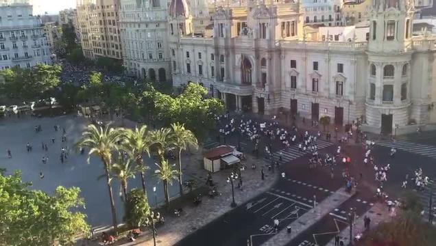 Imagen de la manifestación del pasado sábado en Valencia