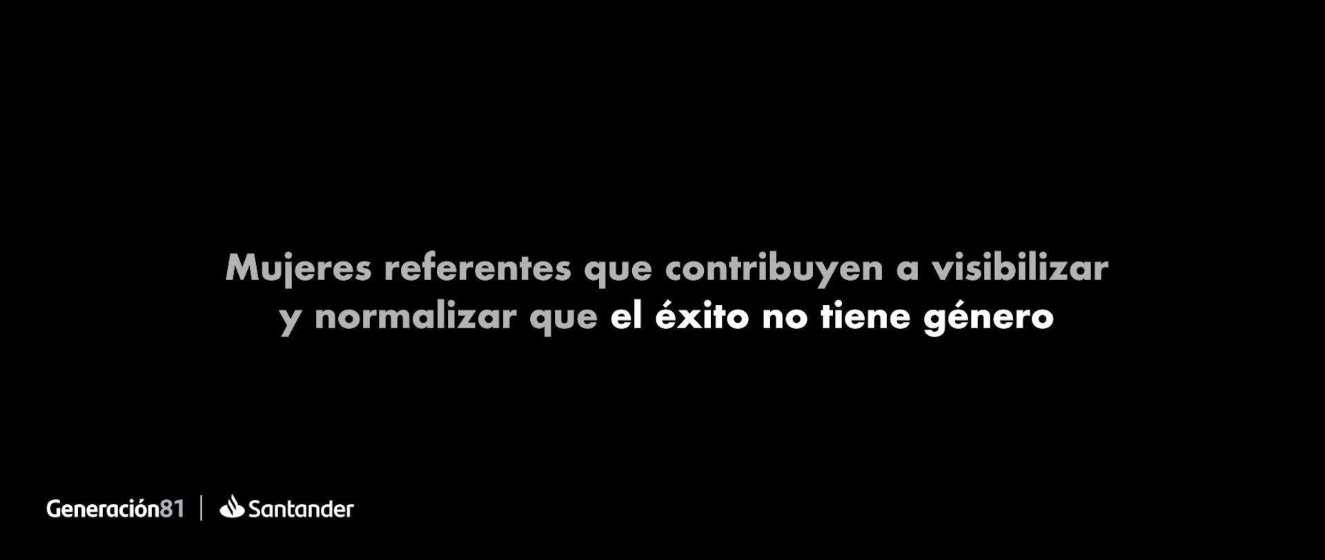 Banco Santander retrata a 14 protagonistas del año para invitar a reflexionar sobre el talento sin género