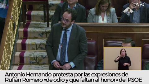 Vídeo: Así han protestado Hernando y el PP