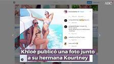 Khloé y Kourtney Kardashian incendian las redes con espectacular un posado en bikini