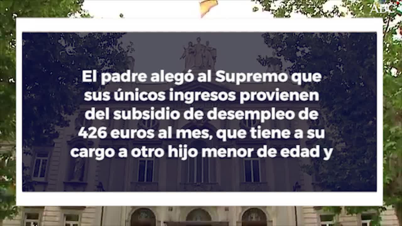 Un padre puede dejar de pasarle la pensión a su hija por no aprobar la Universidad
