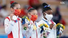 Regreso de bronce de Simone Biles