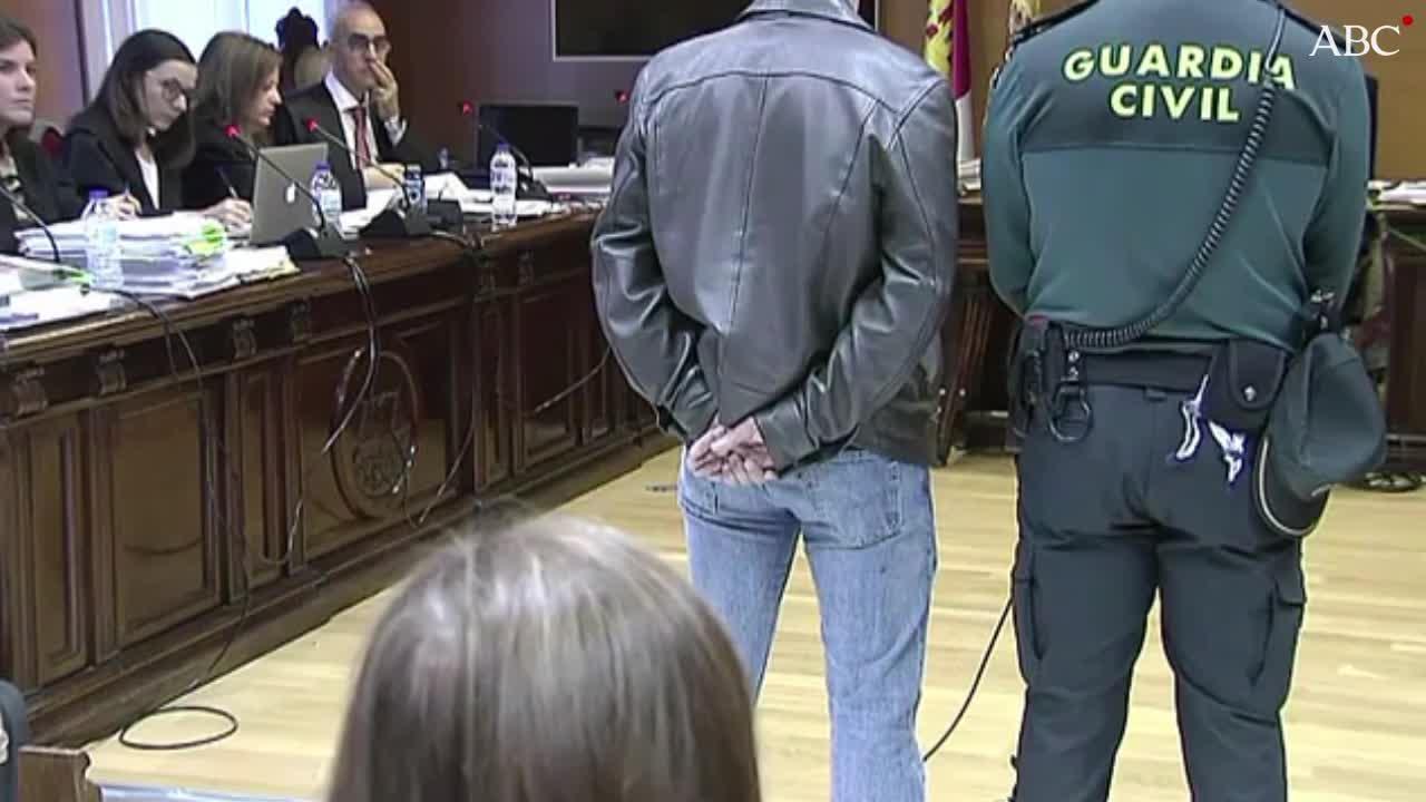 Patrick Nogueira, asesino confeso del crimen de Pioz durante la segunda jornada de su juicio