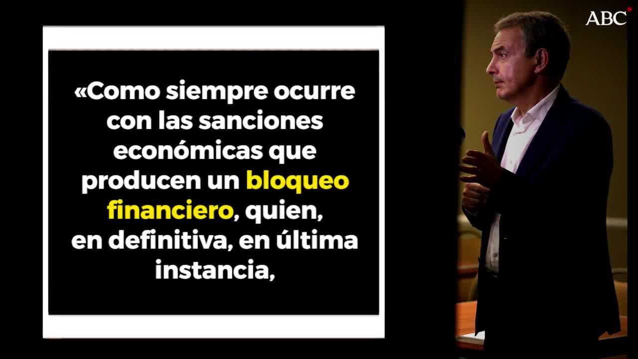 Zapatero vincula el éxodo Venezolano con sanciones económicas de EE.UU.