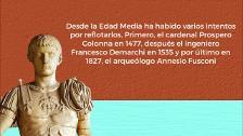 Así vació Mussolini el gigantesco lago Nemi en 1929 para rescatar el barco de las orgías de Calígula