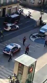 Las Ramblas, después de ataque