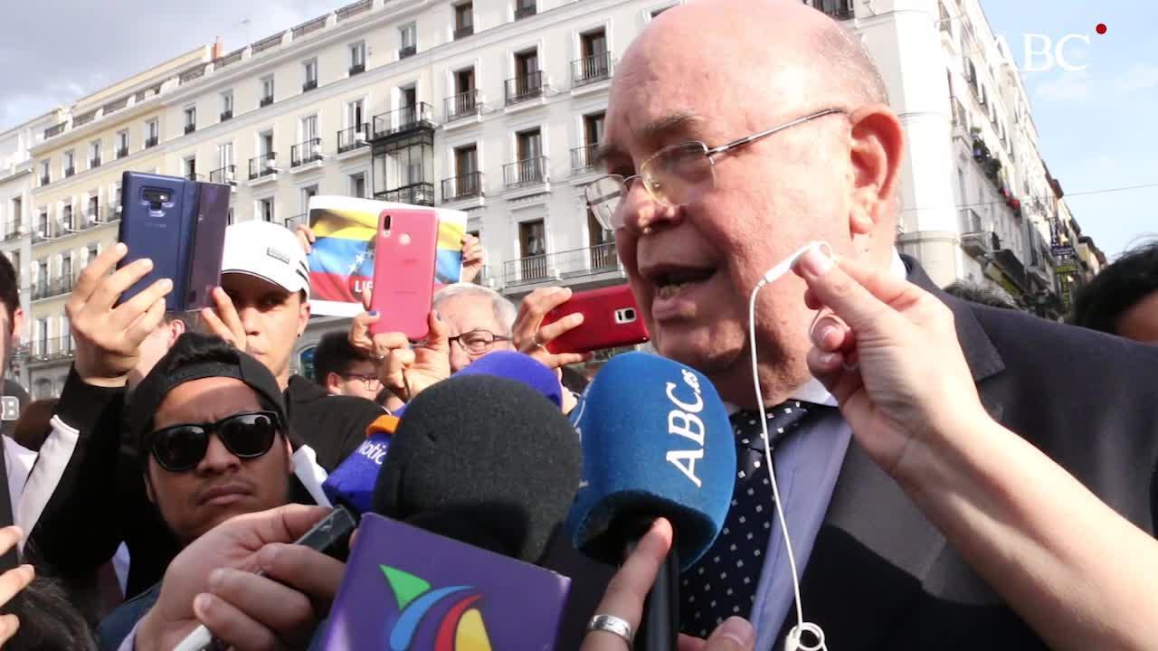 Madrid acoge la principal manifestación en apoyo a Guaidó