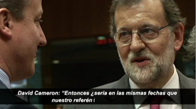 Rajoy a Cameron: «Lo más probable es que haya elecciones el 26 de junio»