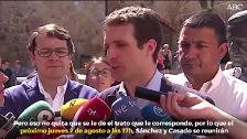 Sánchez recibirá a Casado el jueves en La Moncloa