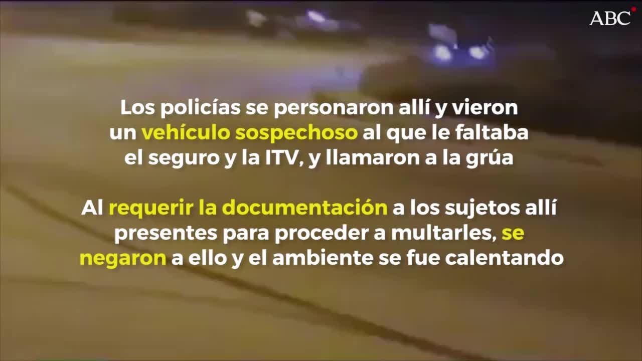Batalla campal contra la Policía tras una carrera ilegal