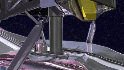 Ilustración del telescopio espacial James Webb