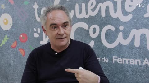 Ferrán Adriá, en la presentación de su libro para familias «Te Cuento en la Cocina»