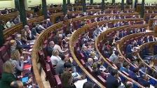 El PSOE visibiliza en el Congreso su «no» a un nuevo 155 en Cataluña