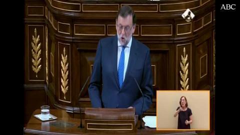 Mariano Rajoy cuenta con 170 votos a favor