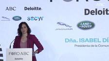 Vea el resumen del Foro ABC-Deloitte con Isabel Díaz Ayuso