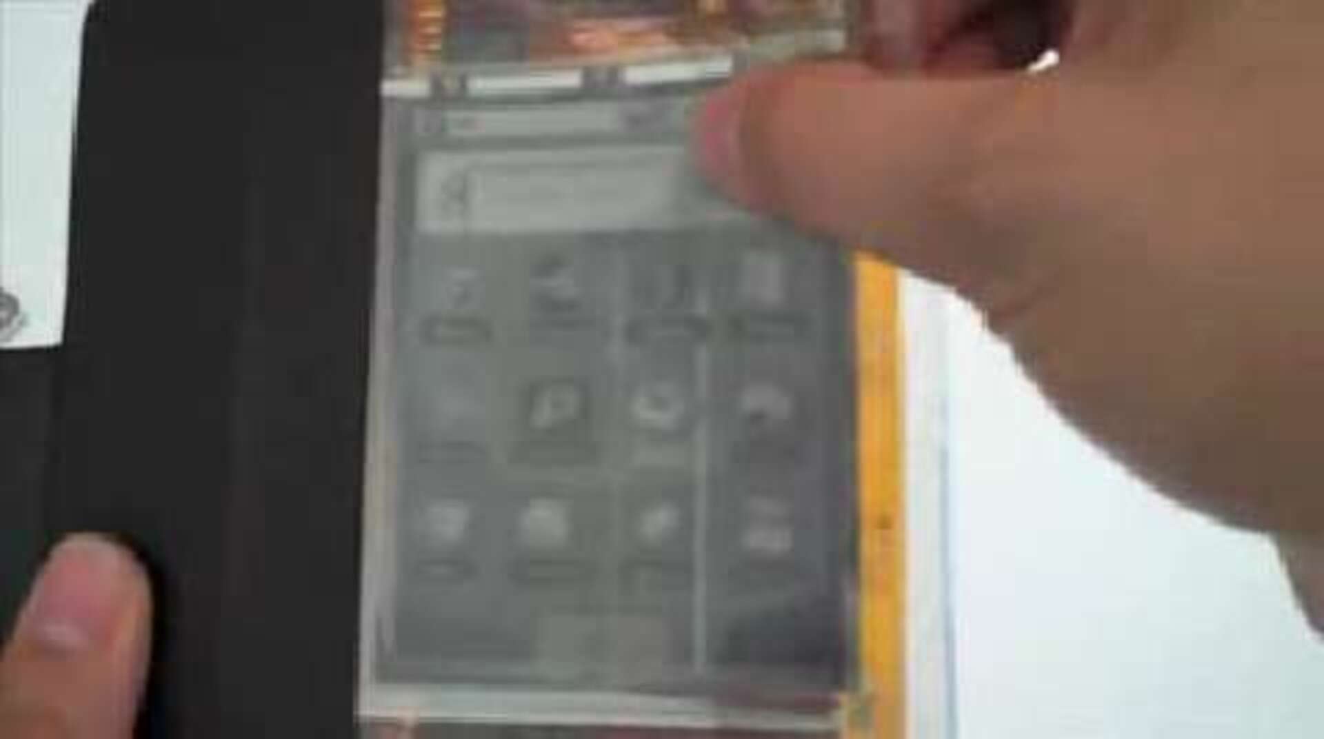 Un móvil flexible como una hoja de papel y con tinta electrónica