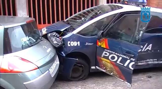 El Samur y la Policía Nacional, en el lugar de la detención