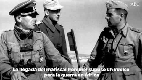 Rommel, en uno de sus vehículos