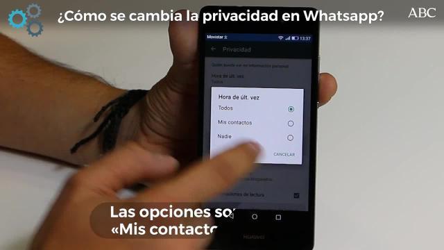 VÍDEO: ¿Cómo se cambia la privacidad en Whatsapp?