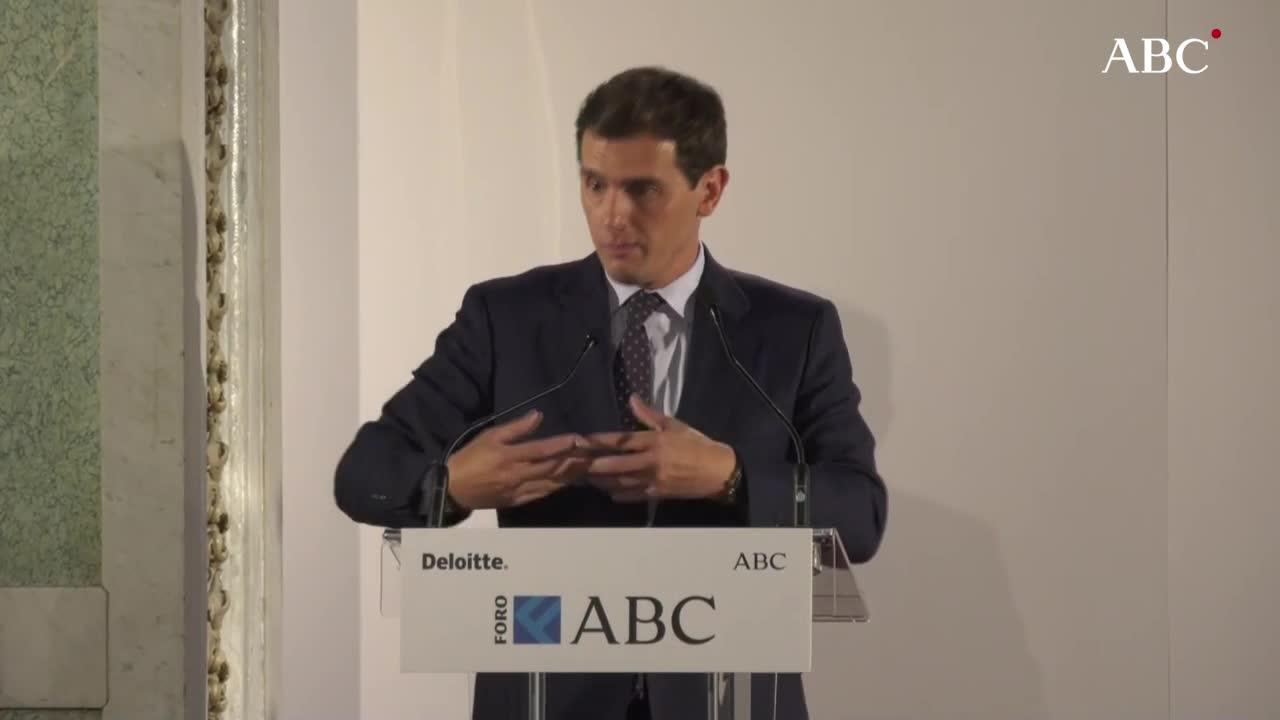 Rivera: «Es una emergencia nacional que Sánchez se vaya a la oposición»