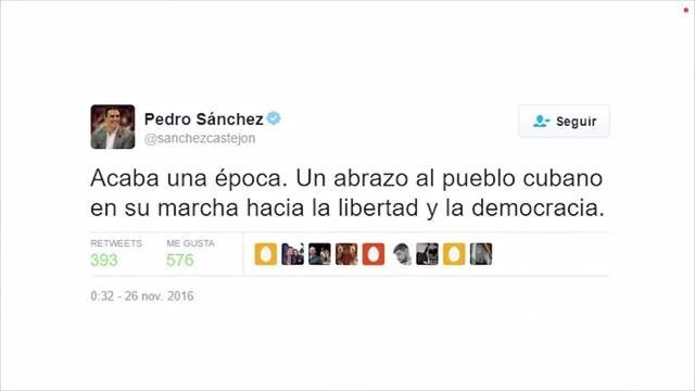 VÍDEO: Éstas son las principales reacciones a la muerte de Castro.