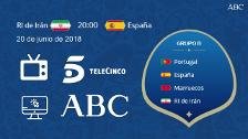Dónde ver los partidos de España en el Mundial