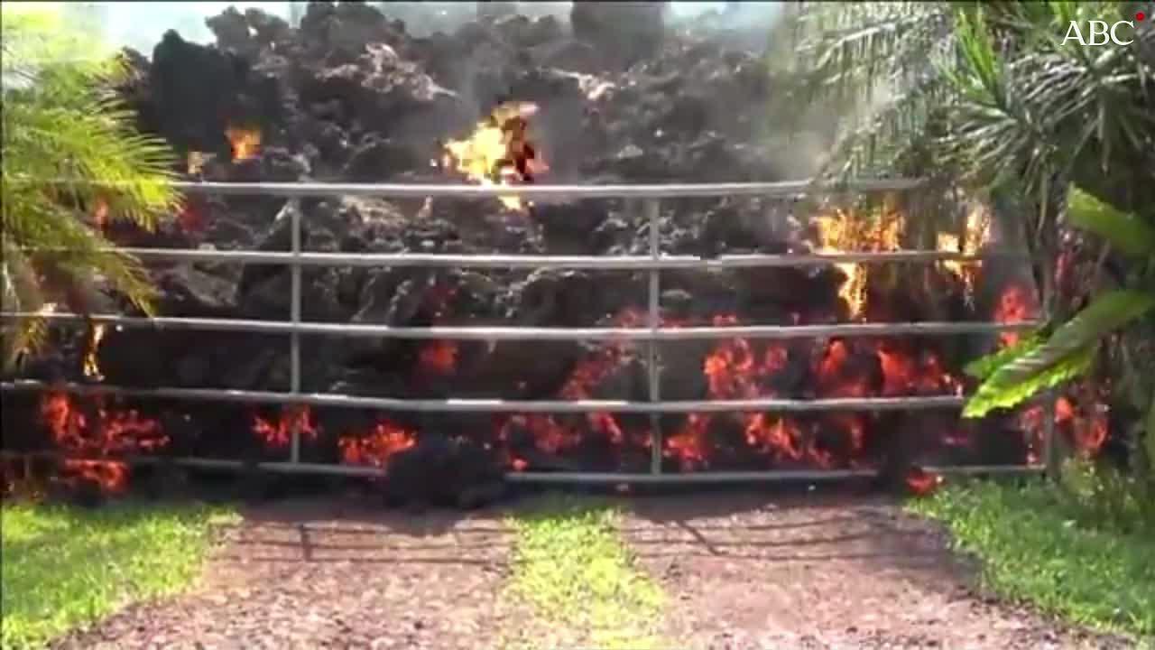 Así se está inundando de lava Hawai