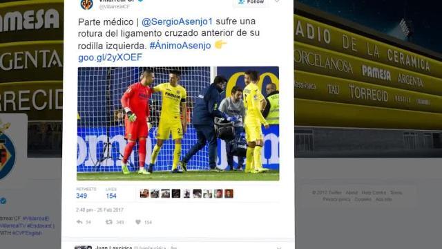 El portero del Villareal, Sergio Aseno