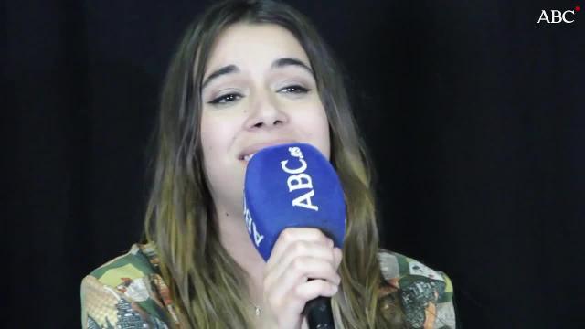 Paula Rojo, durante su visita a la casa de ABC