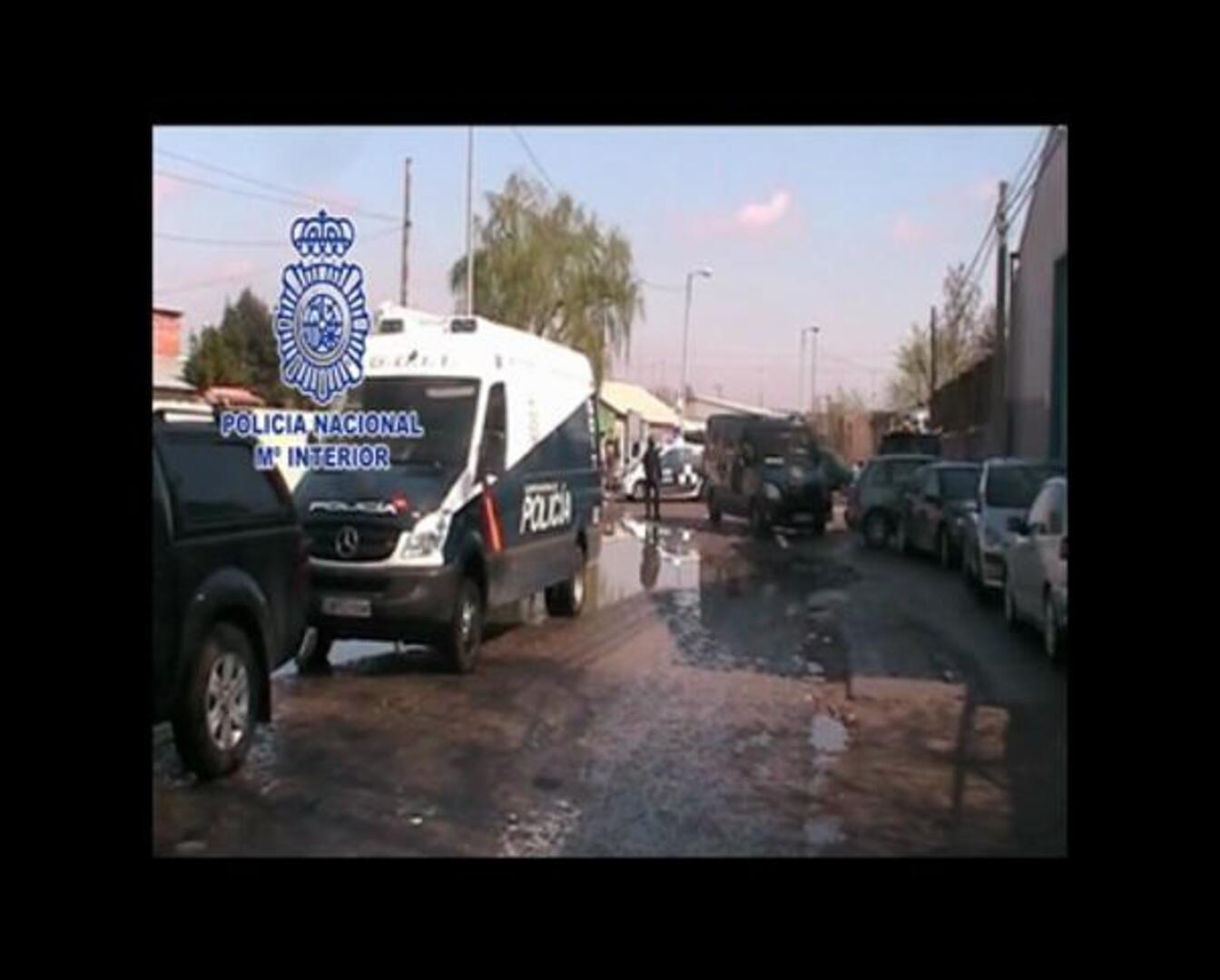 Desmantelado un «búnker» de droga en la Cañada Real