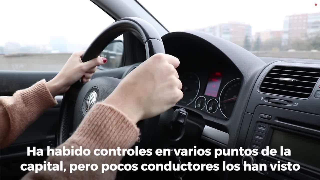 Calle Alcalá durante el escenario 2 del protocolo anticontaminación