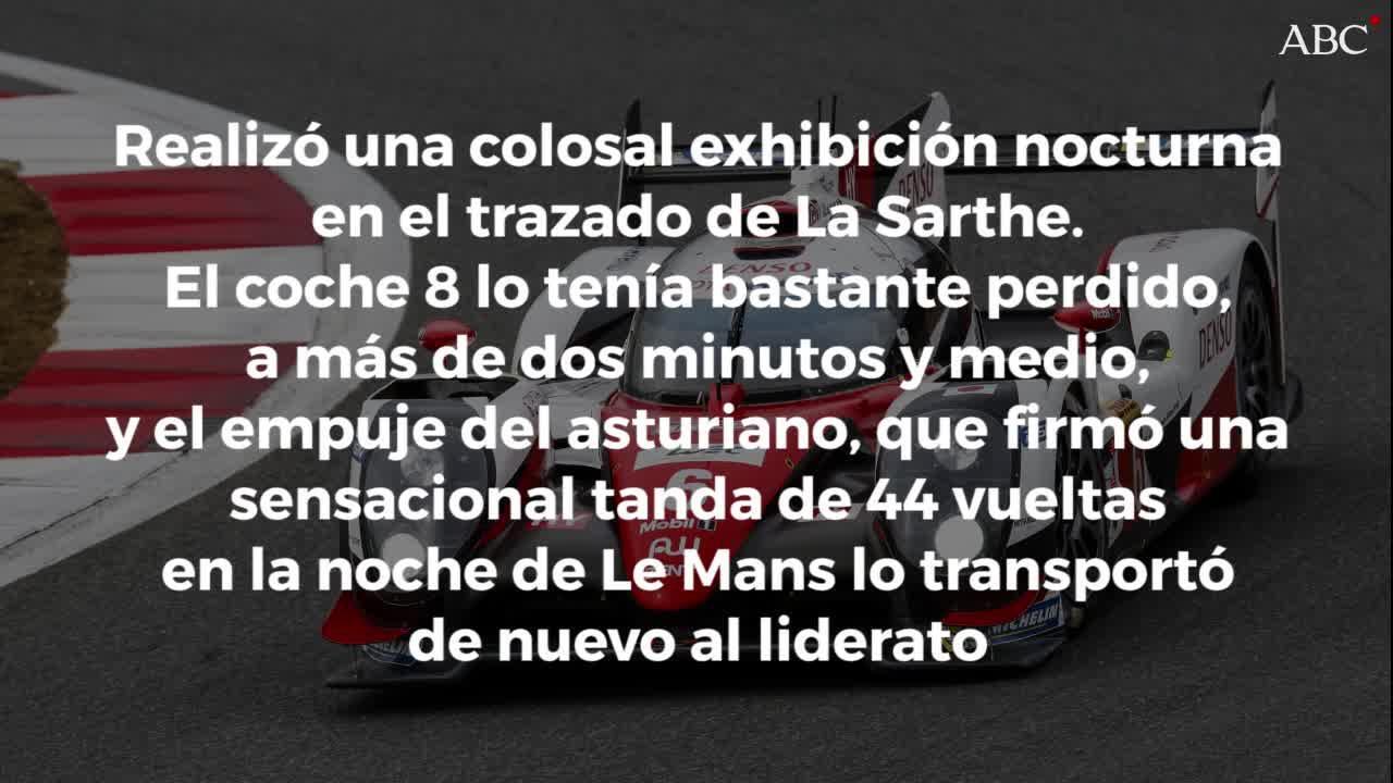 Fernando Alonso, campeón intratable en las 24 horas de Le Mans